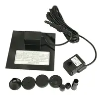 1.4W Mini Solar Fountain Pump Power Panel Kit Solar Panel Water Pump for Garden Pool Water Fountain Indoor Bird Bath Outdoor 5