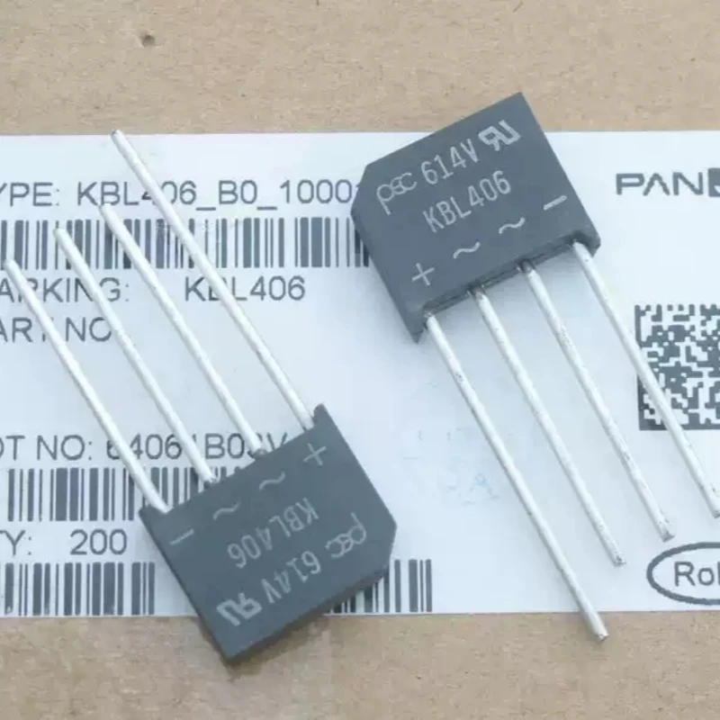 PANJIT QiangMao KBL406 4A 600V rectifier bridge brand new original