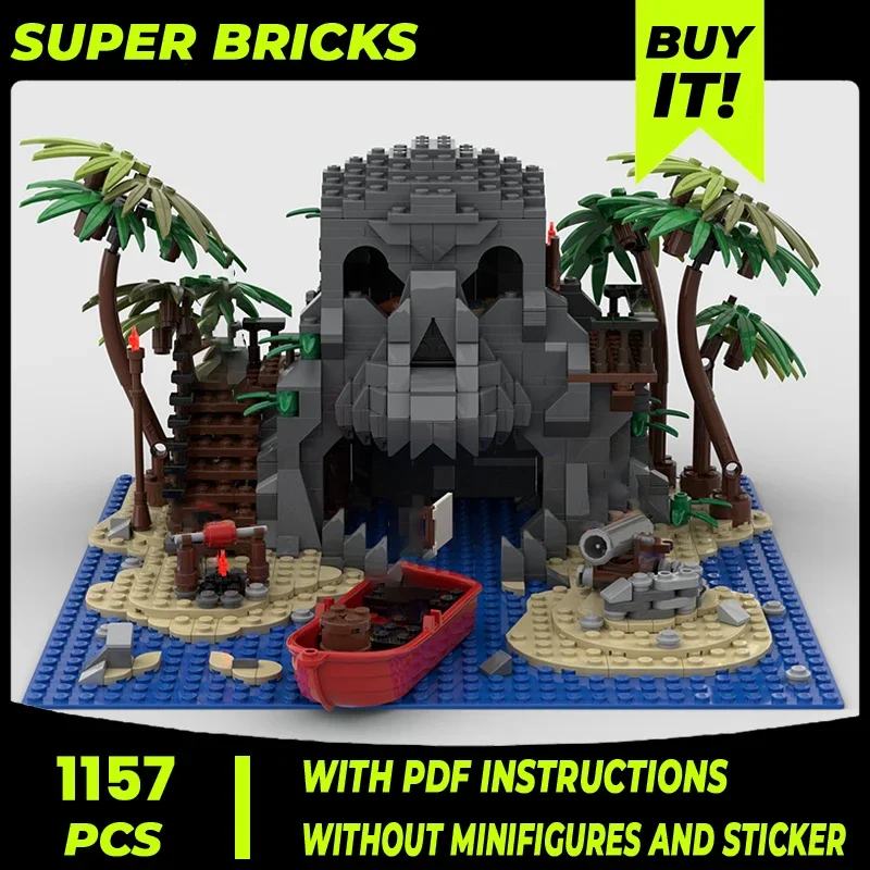 

Maritime Military Islands Model Moc Building Bricks Skull Lsland Technology Modular Blocks Gift Christmas Toys DIY Sets Assembly