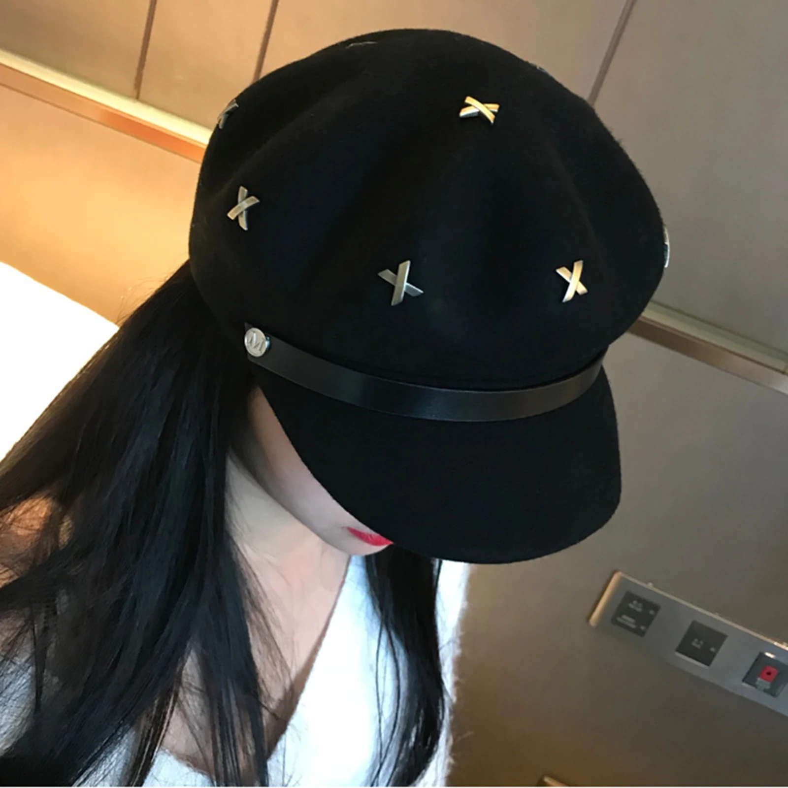 26x letra inglesa AZ remaches de Metal picos tachuelas de garra accesorios de artesanía de cuero para cinturones bolsos decoración artística de ropa