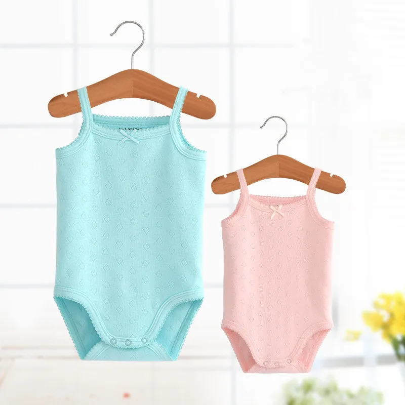 Macacão triangular sem mangas para bebê menina, com suspensório, para recém-nascidos, modelo 3623.