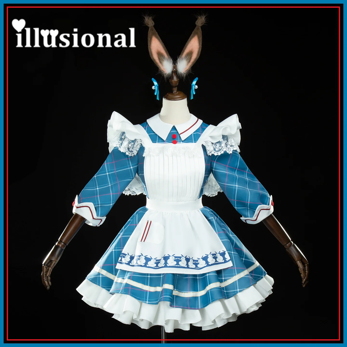 

Иллюзионный костюм Amiya от Arknight Amiya для косплея, женское платье Лолиты