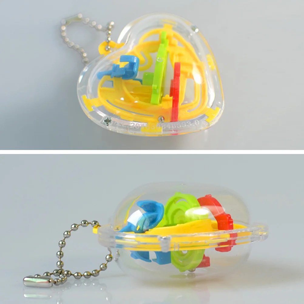 4 Pcs Jigsaw Puzzle Balls for Kids Three-dimensional Gircle Game Intelligent Toy Labyrinth Board Fidget Marble Cube