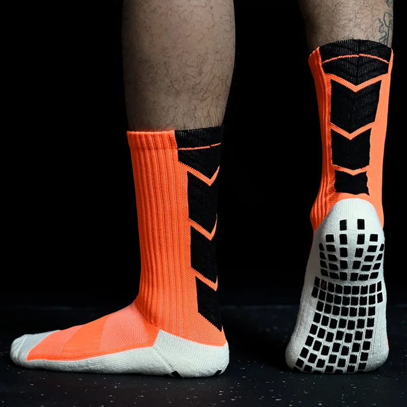 Calcetines antideslizantes de fútbol para hombre, almohadillas de agarre antideslizantes para fútbol, baloncesto, deportes