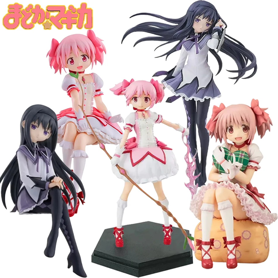 In Stock Original Japanese Anime Prize Figure Puella Magi Madoka Magica Kaname Madoka Miki Sayaka For Adult Collection