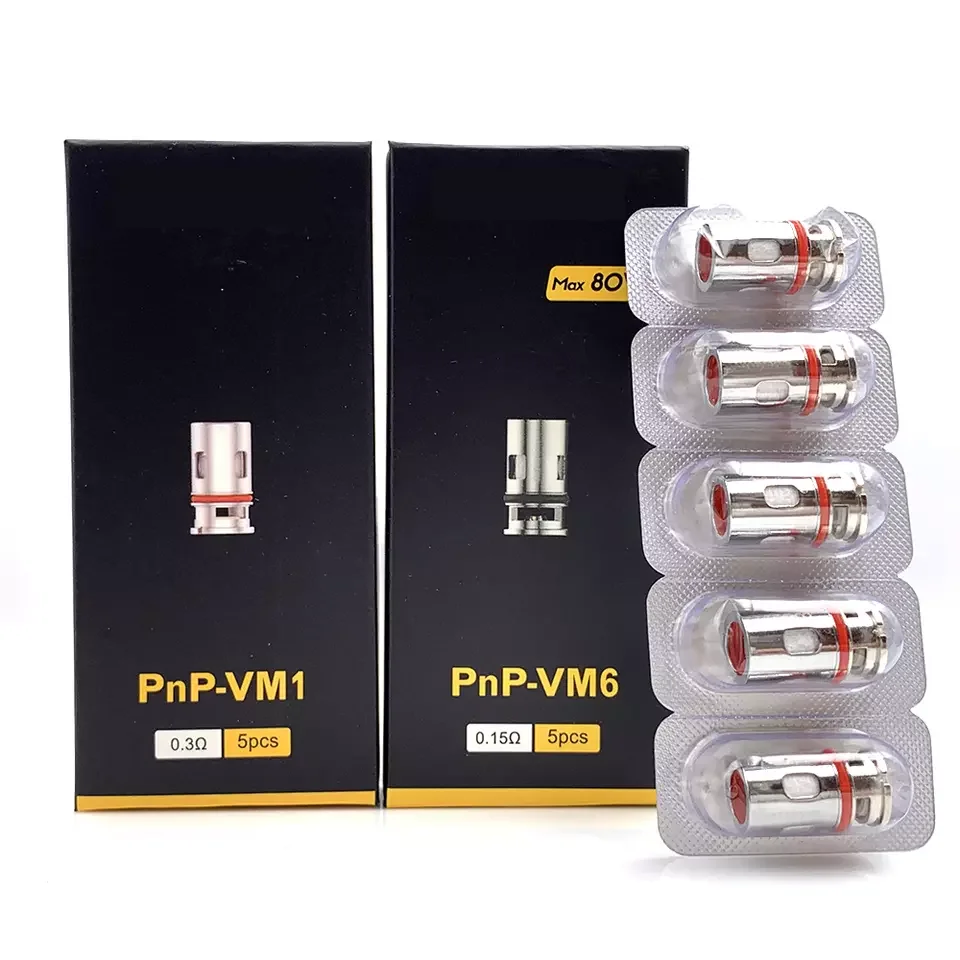 Voooo PnP VM1/VM2/VM3/VM4/VM5/VM6/TM1/M2 Kumparan Jaring 0.3 0.45 0.6 0.2 Ohm untuk Alat Penyemprot Vape Pod Seri ARGUS Tarik