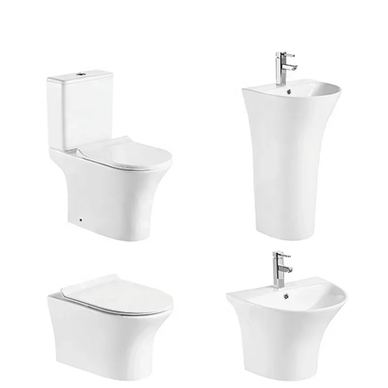 Round Toilet Bowl ceramic sanitary ware wall hung toilet setHOT SALES