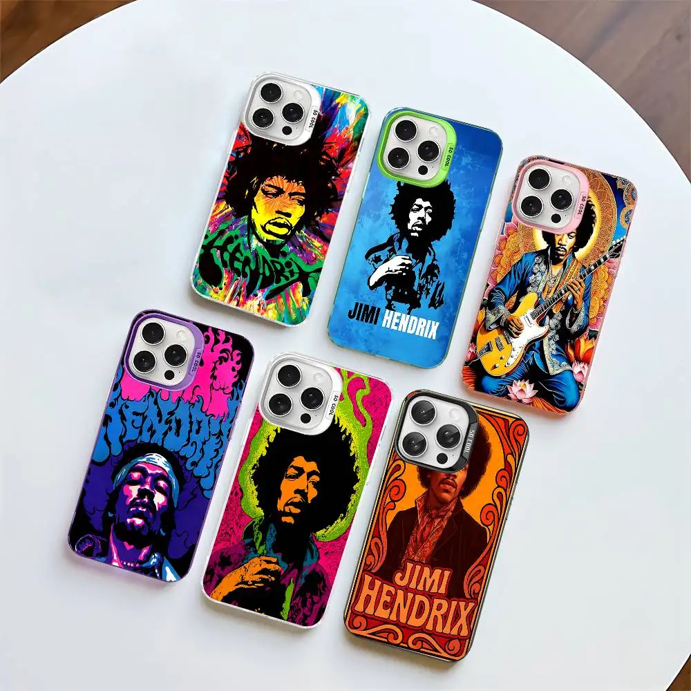 American Male Guitarist J-jimi H-hendrix Phone Cases For iPhone 17 16 15 14 13 12 11 Plus Pro Max Pro Color Matte Cover