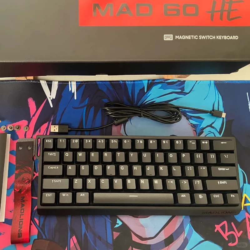 جديد MADLIONS MAD60 MAD68 سلسلة لوحة المفاتيح الميكانيكية التبديل المغناطيسي مخصصة E-sport 0.04RT 8K معدل التجديف 0.125 مللي ثانية الكمون