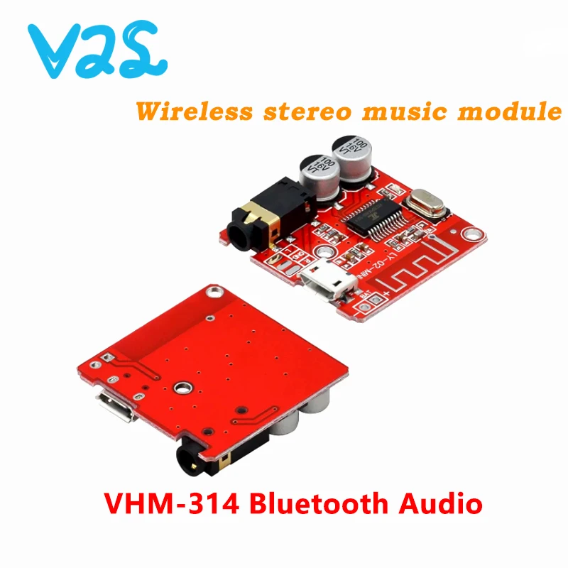 DIY For Bluetooth Audio Receiver board  4.1 5.0 mp3 lossless decoder board Wireless Stereo Music Module 3.7-5V