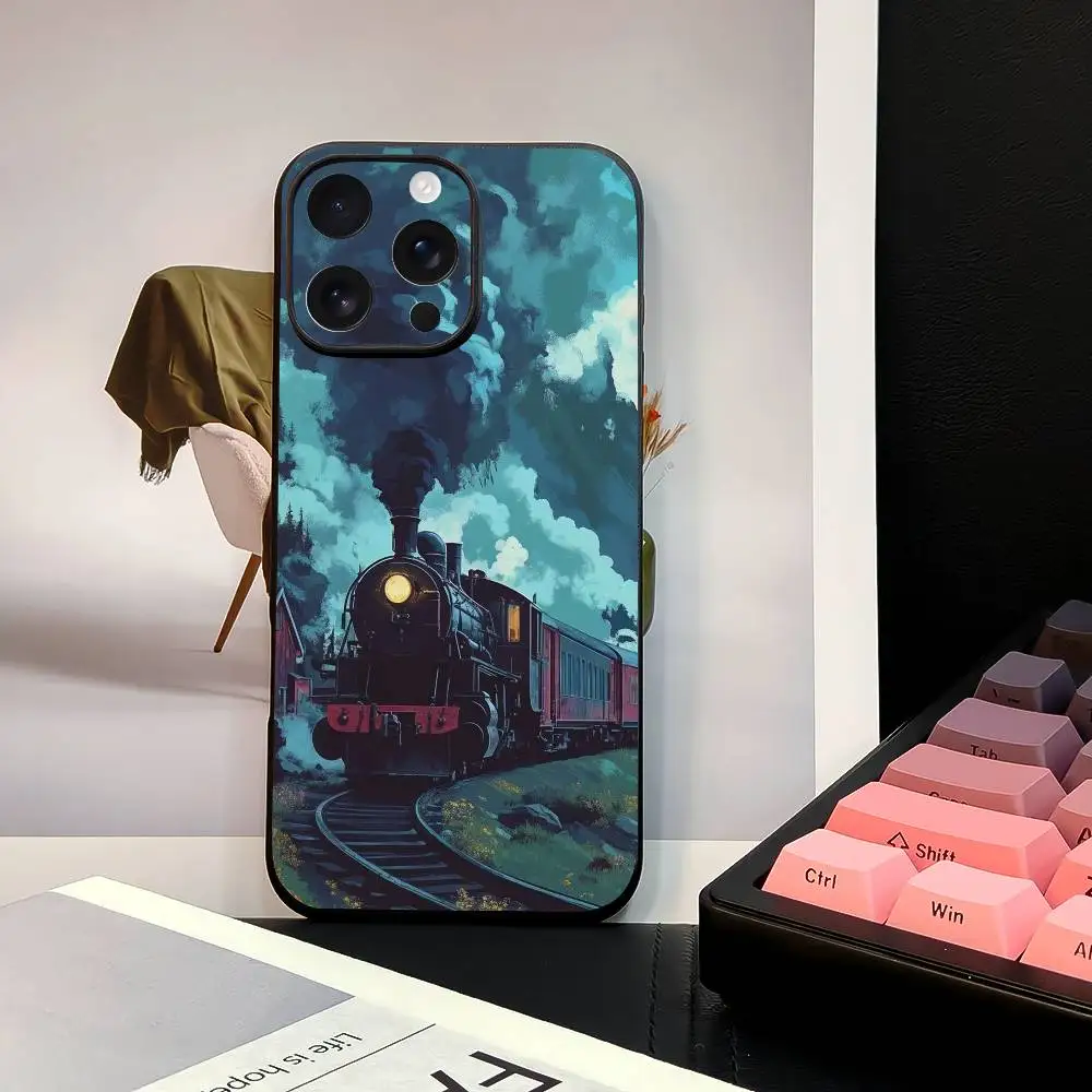 حافظة لهاتف آيفون 16 15 14 13 12 17 PRO MAX PLUS Mini TPU حافظة ناعمة وصديقة للبشرة