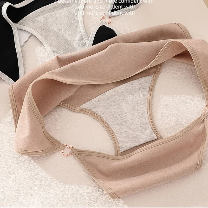 3PCS Women Cotton Panties Women's Sexy Low Rise Briefs Female Breathbale Underwear Soft Lingerie