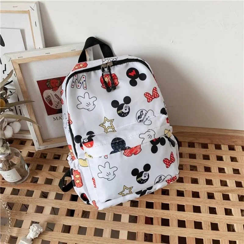 Disney School Bag Mickey Children Backpacks Kindergarten Minnie Schoolbag Kawaii Backpack Baby Girls Boys Mini Backpacks