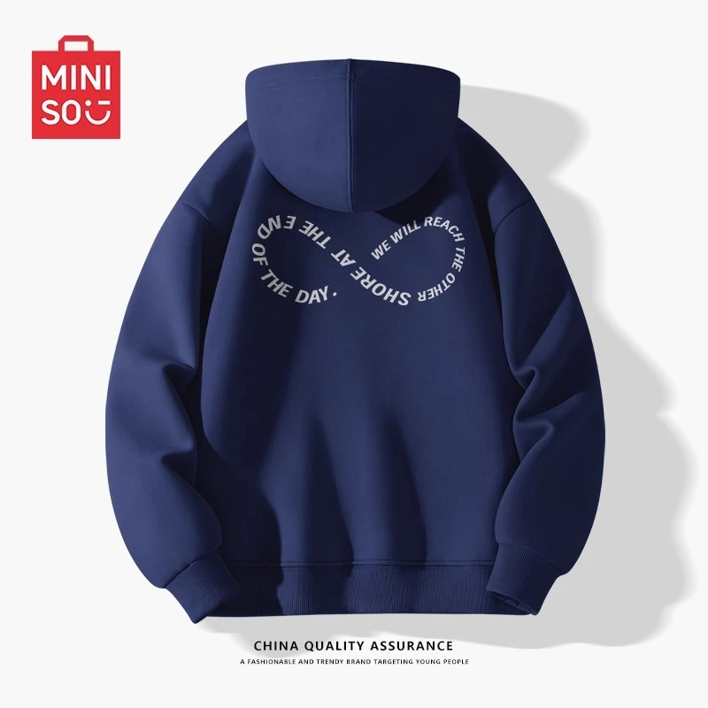   هوديي الرسالة |   بلوفر رجالي ثقيل الوزن، سويت شيرت بتصميم إيندي