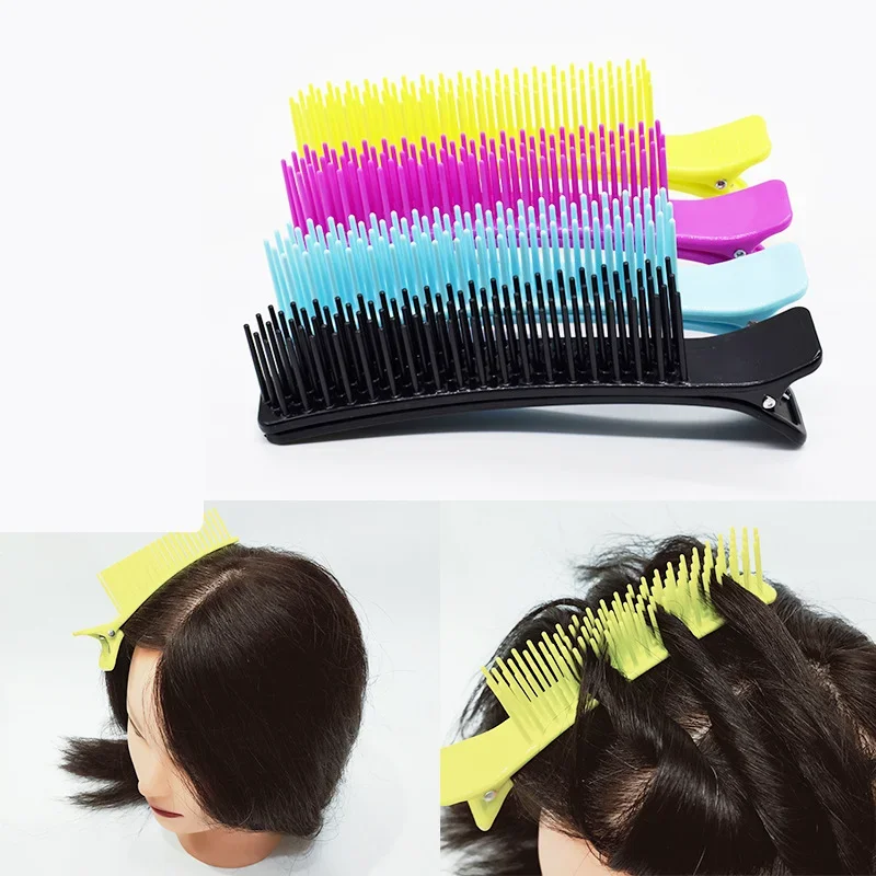 Multifunctional hair comb clip,  used for hair dyeing, blow drying, highlighting, suitable for hairdressers and home use