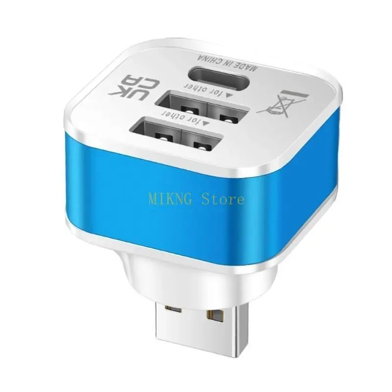 3 in 1 USB Slot USB Adapter Extender Auto Electronics Accessories best sale