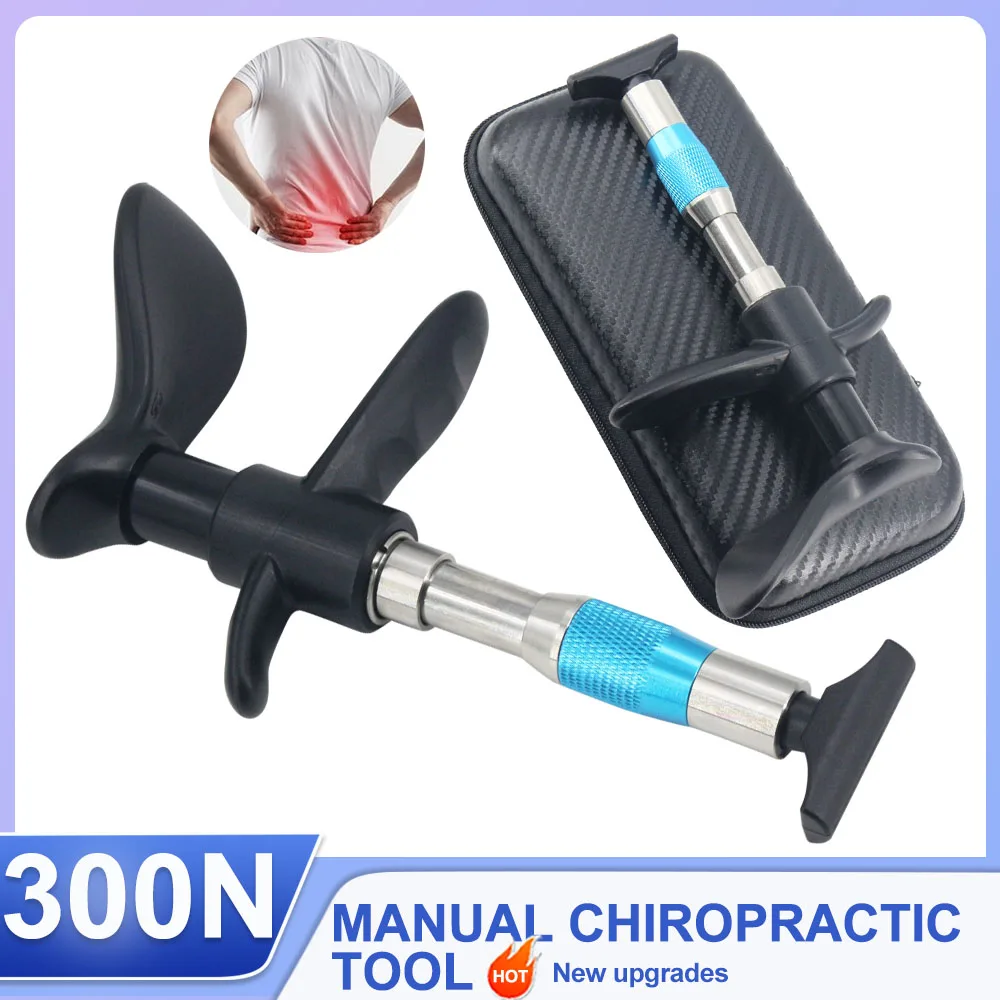 Ручной массажный пистолет, инструмент для регулировки хиропрактики, новейший массажер для позвоночника, спины, 300N, инструмент, 10 уровней, регулировка позвоночника, терапия