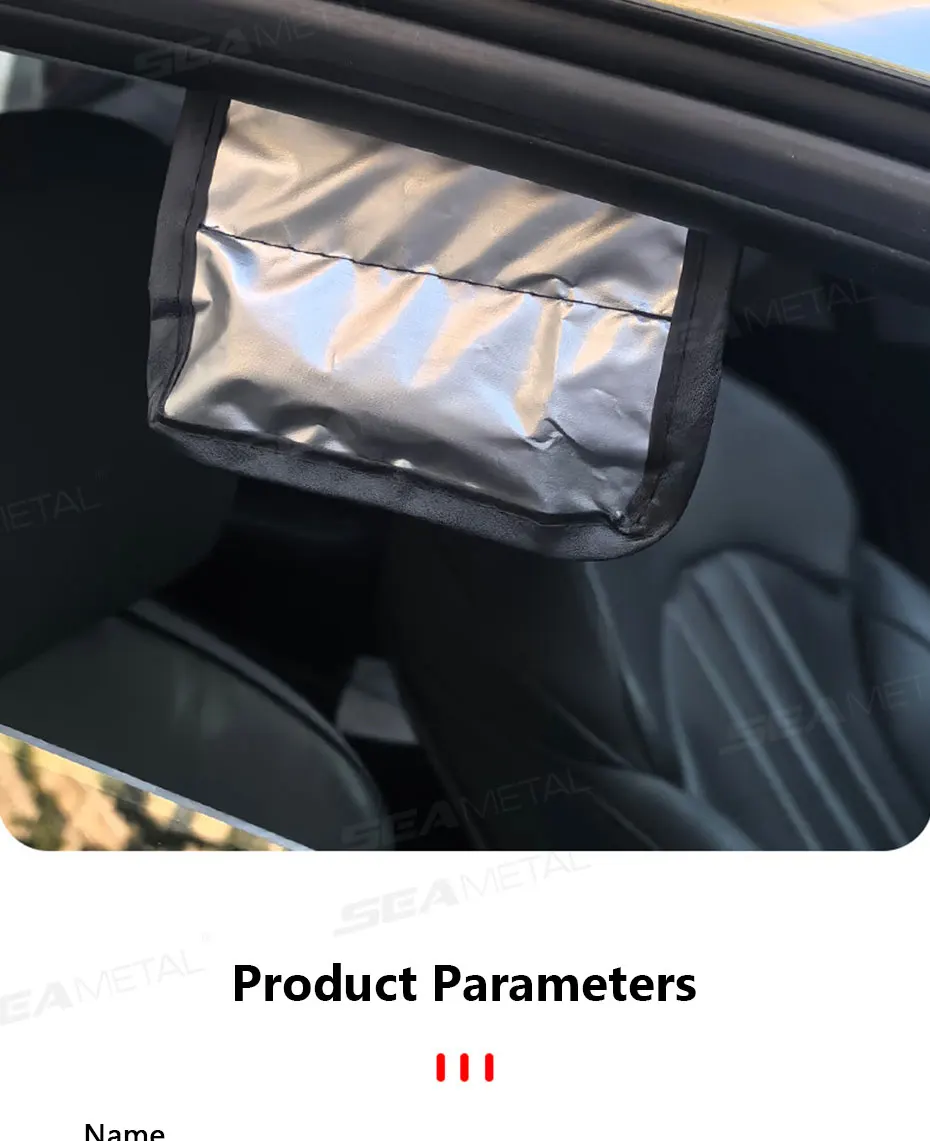 SEAMETAL Auto Schiebedach Schatten Abdeckung Sonnenschutz Wasserdicht Eis Schnee Schutz Sonnenschutz Auto Dach Abdeckung Für Limousinen SUVs Waren – Detail 7