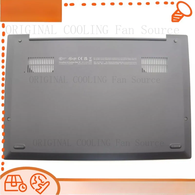 R+  21KC 21KD New For ThinkPad X1 Carbon Gen 12 Bottom Cover Lower Case AL WWAN
