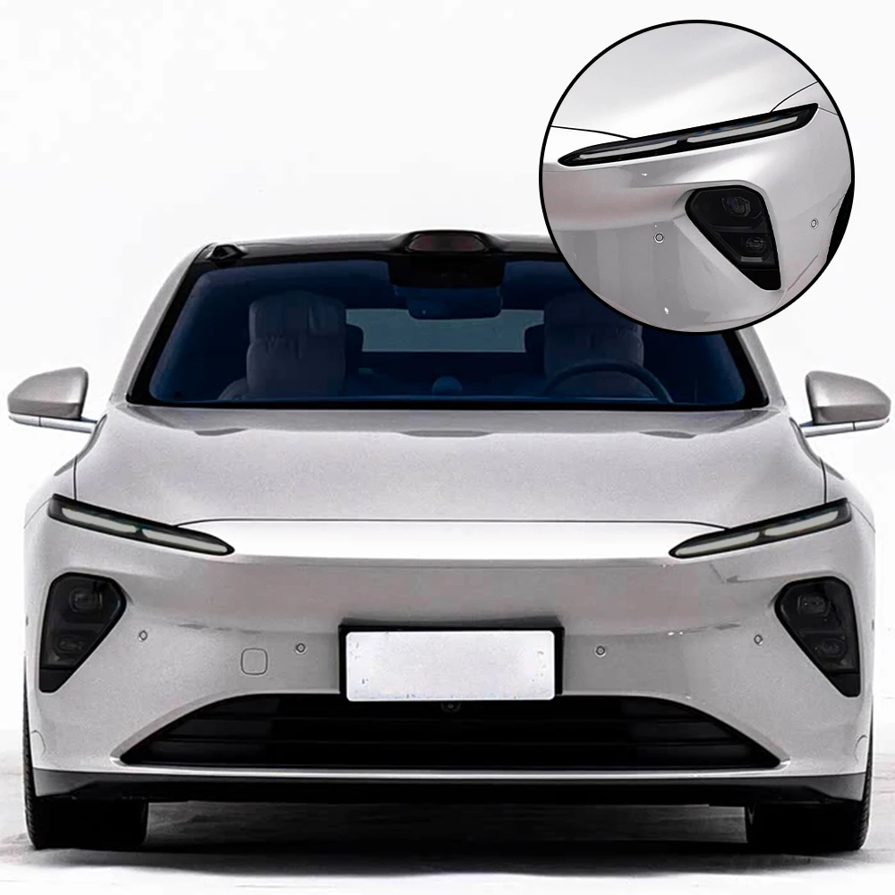 

Premium High-Gloss Smoke Black TPU Car Headlight Protection Film for NIO ET7 2023-2026 Pre-Cut PPF Anti-Scratch Vinyl Film Kit