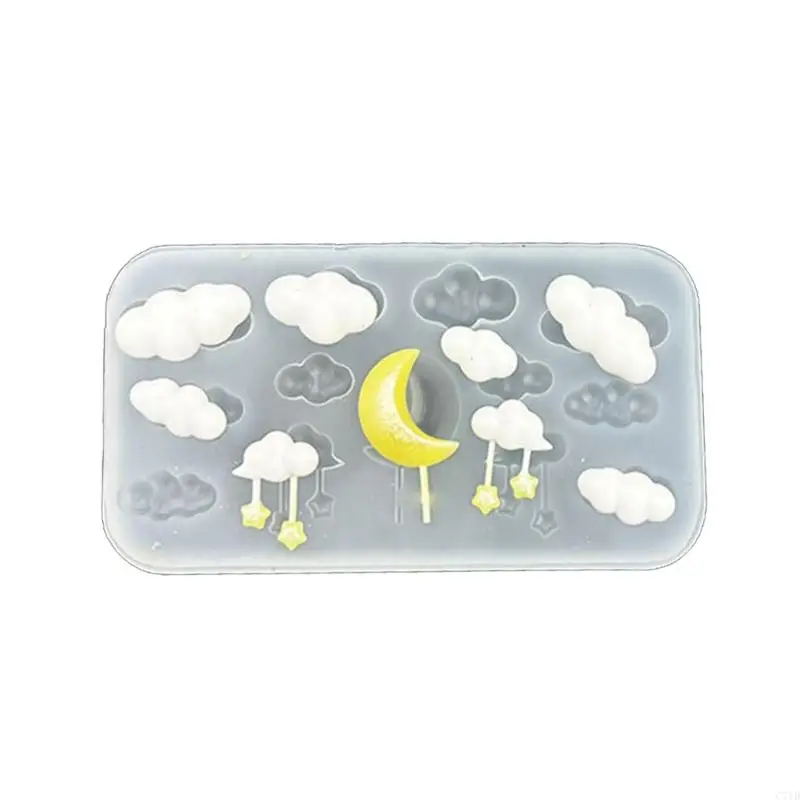 Artistic Silicone Cloud Jewelry Supplies Mold Perfect For DIY Enthusiasts To Make Resin Jewelry Pieces