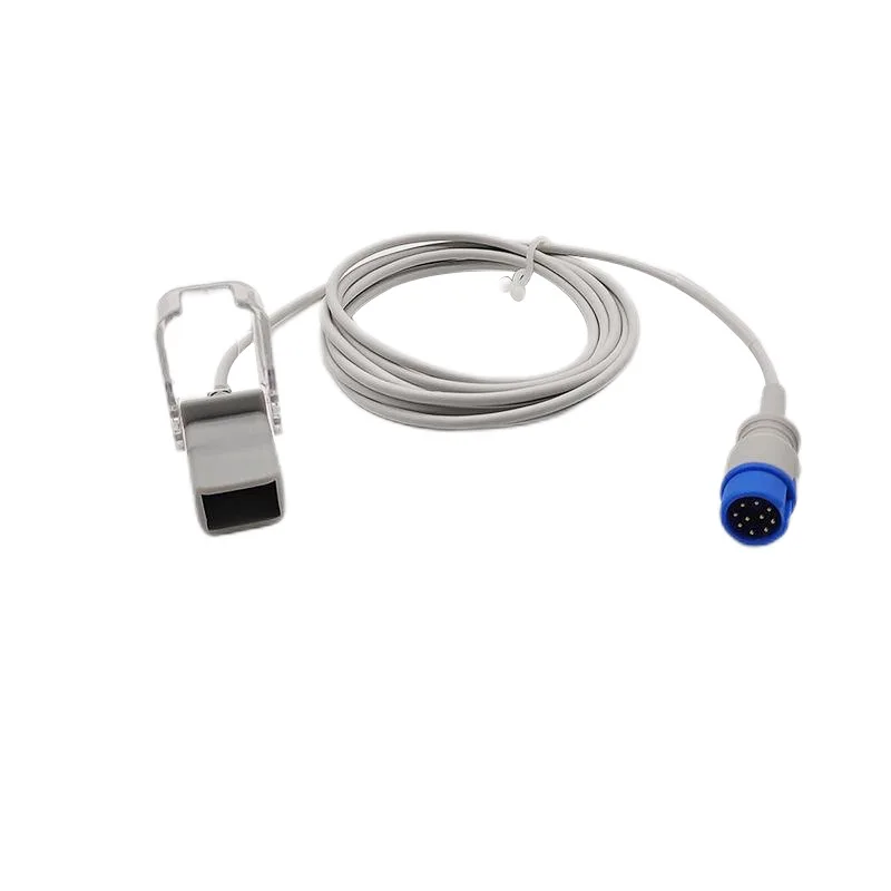 Compatible with PM-900 IM12 bloods oxygen integrated/split 10-pin round finger pulse oxygen, bloods oxygen extension cable