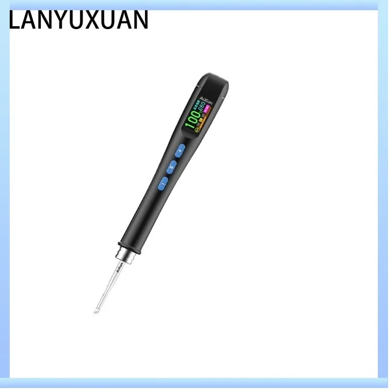 

T208 Mini Electric Iron Soldering Station Automatic Standby Built-in-6-Axis Safe&Durable High Temperature Resistant