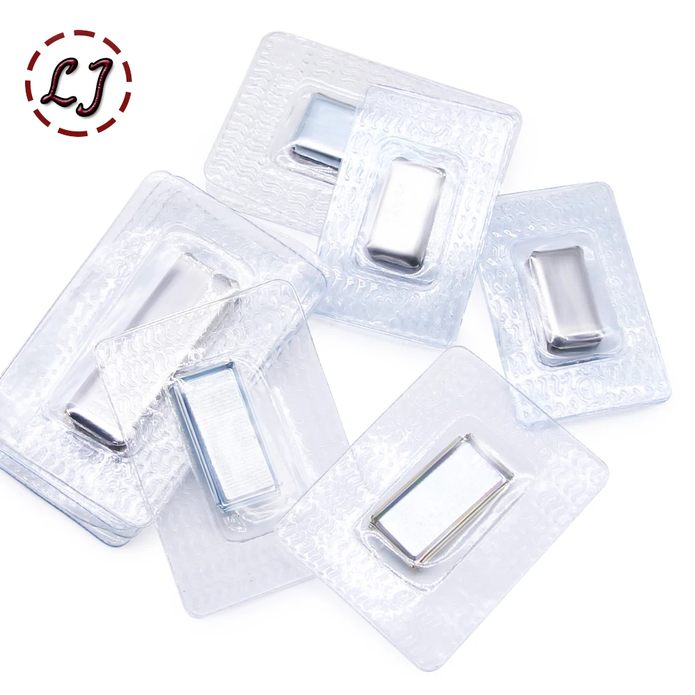 5pairs PVC Square Invisible Hidden Metal Strong Magnetic Snaps Button For Overcoat Handbag Garment Accessories Scrapbooking DIY