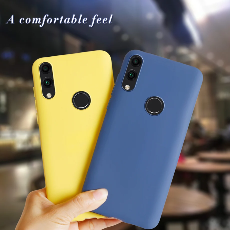 Candy Color Silicone Phone Case For Huawei P30 Lite P20 Pro P20 Lite P Smart Plus Z Y5 Y6 Y7 Y9 Prime 2019 Soft Back Cover Cases