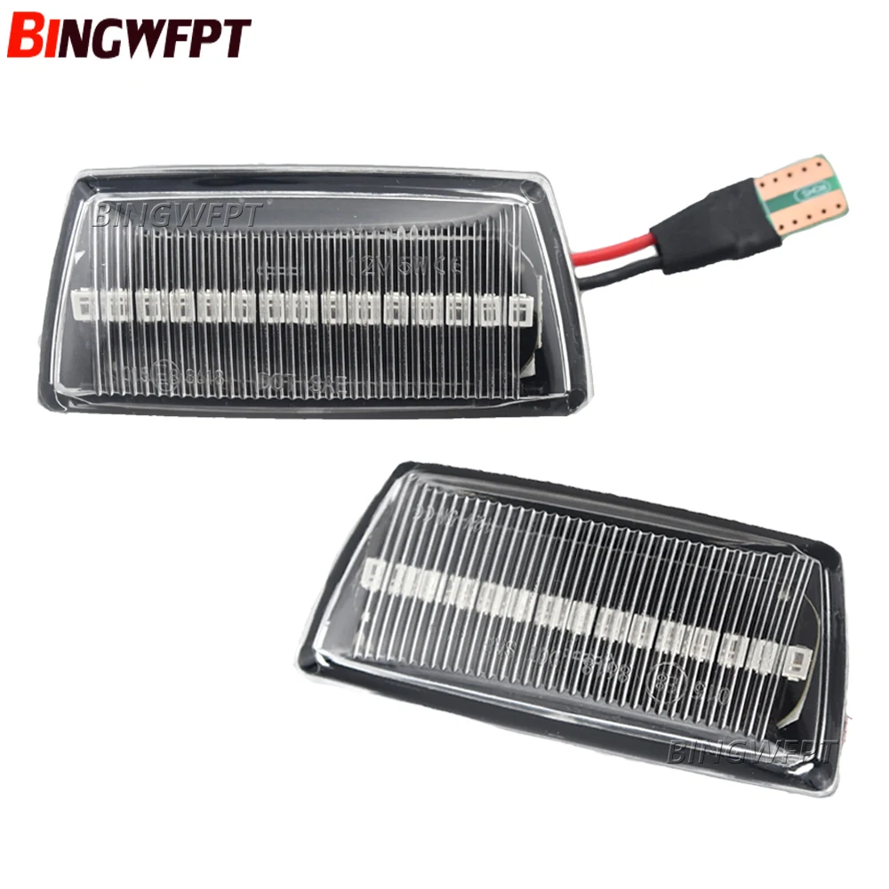 2 buah untuk Opel Insignia Astra H Zafira B Corsa D untuk Chevrolet Cruze Dynamic LED lampu penanda samping mobil Repeater lampu sinyal