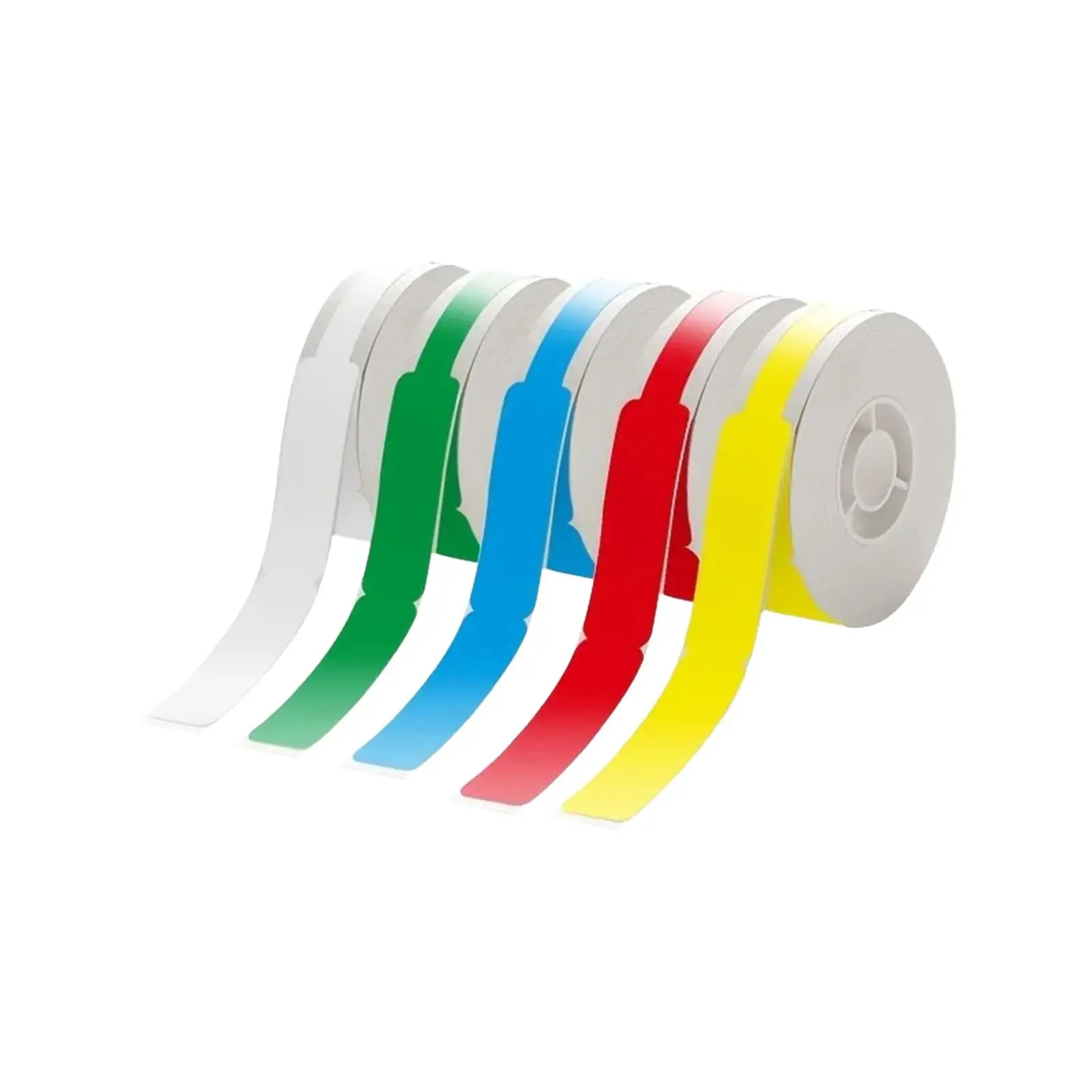 325 Pieces Label Printer Paper Replacements Assorted Colors for Home Office Labeling Tapes Wire Tags for D11 Label Maker