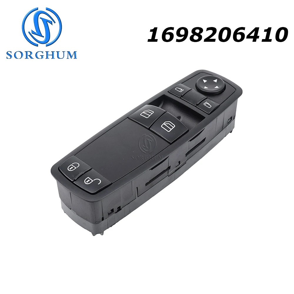 

SORGHUM 1698206410 For Mercedes Benz A-Klasse W169 A150 A160 A170 B-Klasse W245 B150 B160 Power Window Switch Master Lift Button