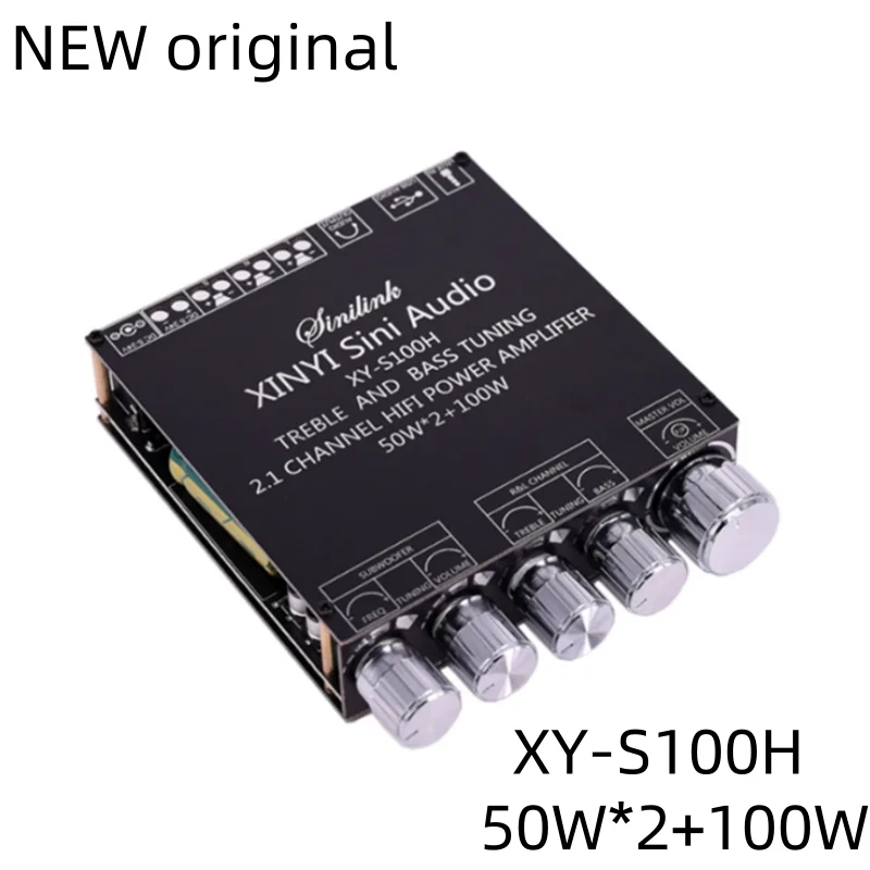 NEUE XY-S100H HIFI TPA3116D2 Bluetooth 5,0 Subwoofer Verstärker Bord 50WX2 + 100W 2,1-kanal Bluetooth Digital Verstärker bord