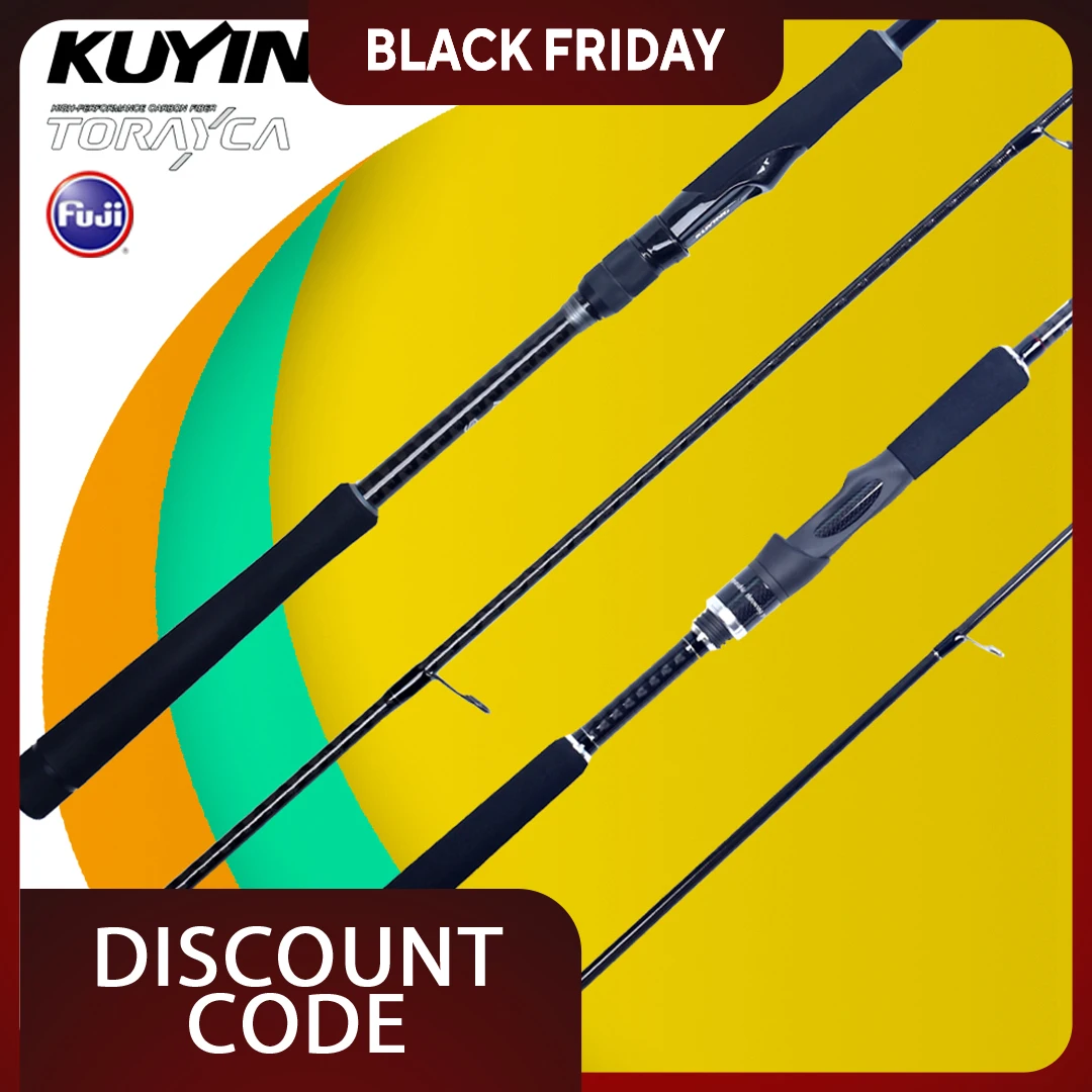 

KUYING PIRATE-Long-Range Spinning Fishing Rod, Toray Carbon, Fuji PTS862, FPTS912 Lure Pole, Distance Throwing, 8'6 ", 9", 1"