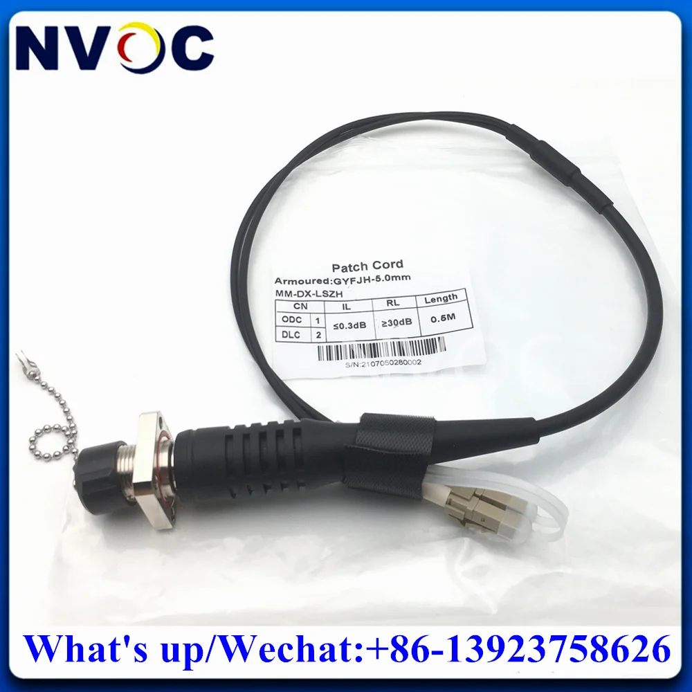 

2Core ODC-LC ODC-SC 1.5M 2M Male Female 2C OM3 Multimode ODC Round Square to LC/SC Fiber Optic Patch Cord Cable Jumper Connector