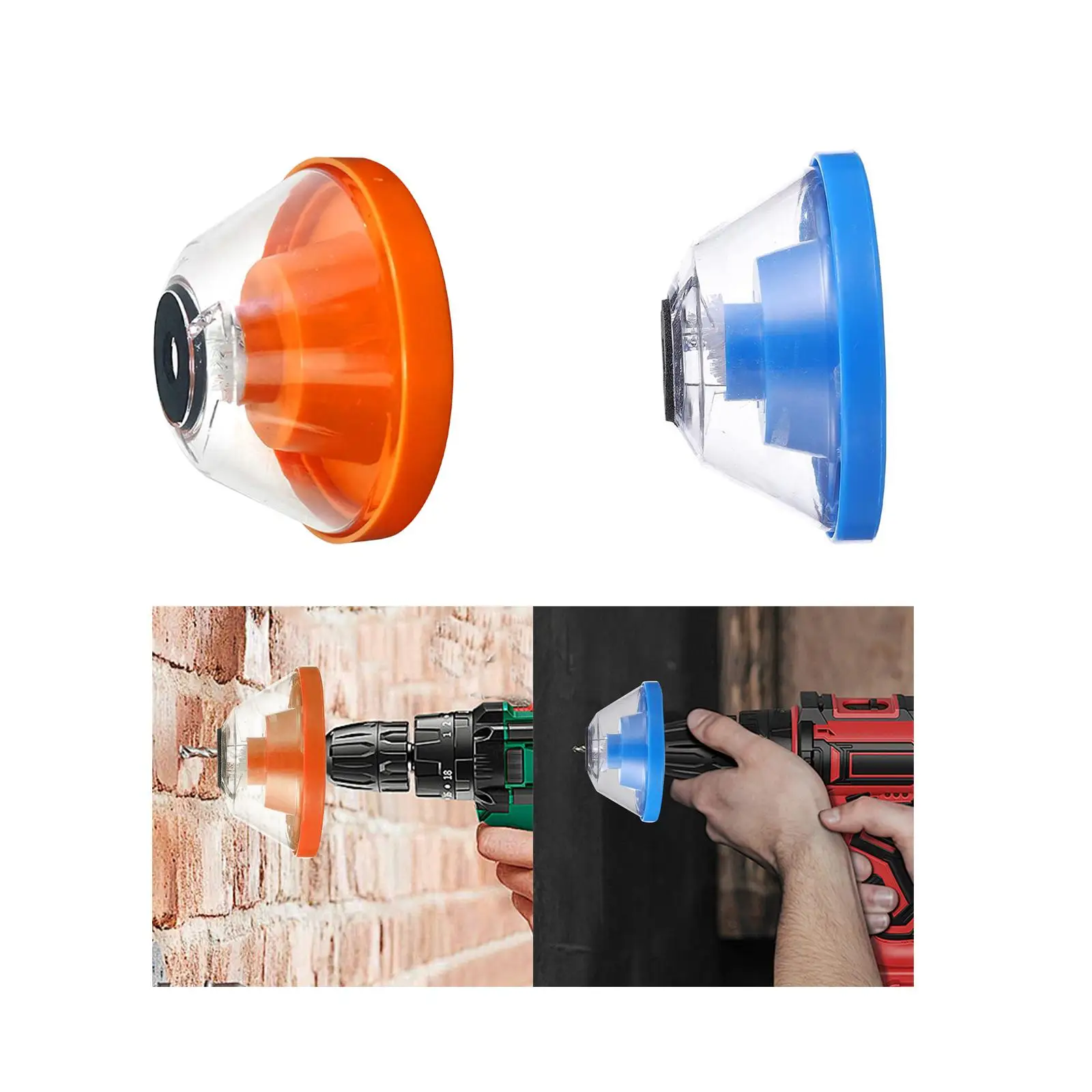 Drill Dust Cover Dust Bowl Device Easily Install Power Drill Dust Catcher for Engineering Installation