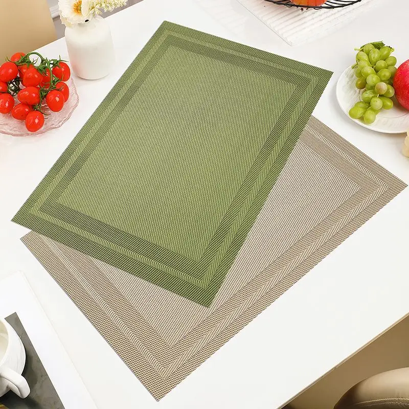 High-End Light Luxury Placemat, Washable & Heat-Proof, Heat-Insulating Placemat for Western Restaurant & Home Use
