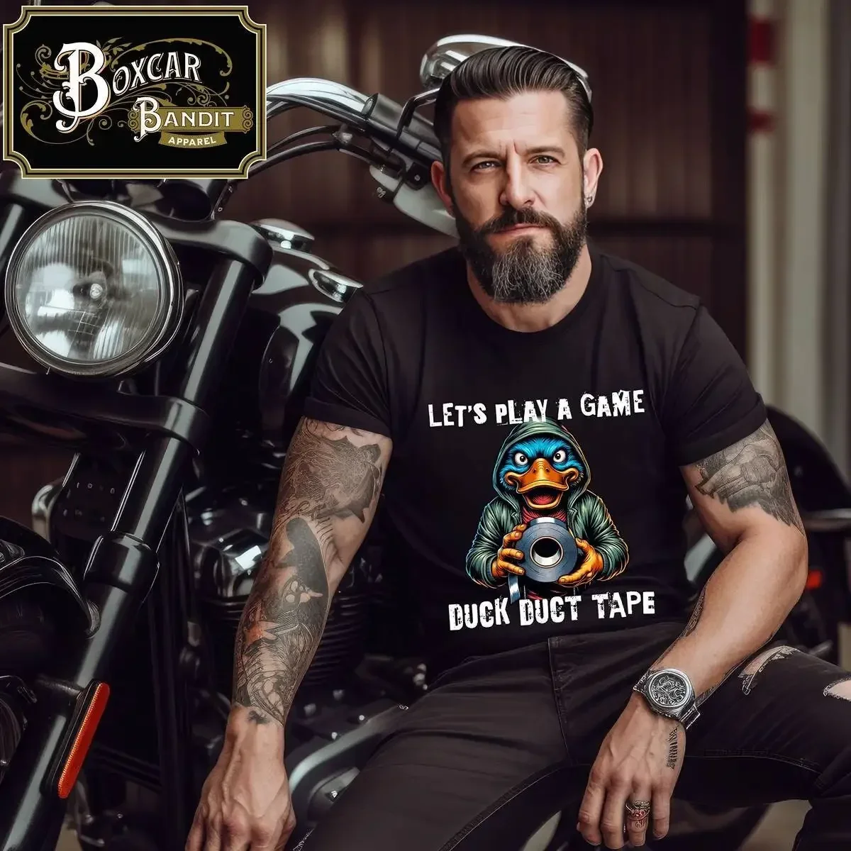 Let s Play A Game Duck Duct Tape classic tee