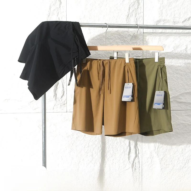 

Men's Summer Outdoor Casual orts Laser Punching Breathable Glue Proc Qui Dry Waterproof Straight Leg Faion Urban orts