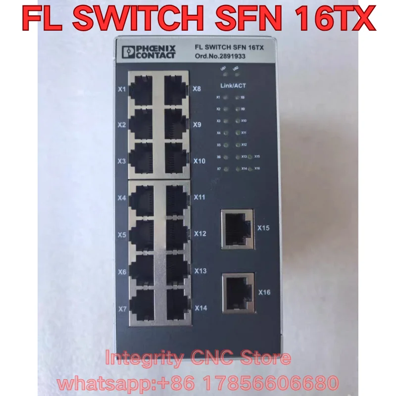 Second-hand FL SWITCH SFN 16TX industrial switch function test is normal 2891933 Latest Prices as of September 2026 - view 2