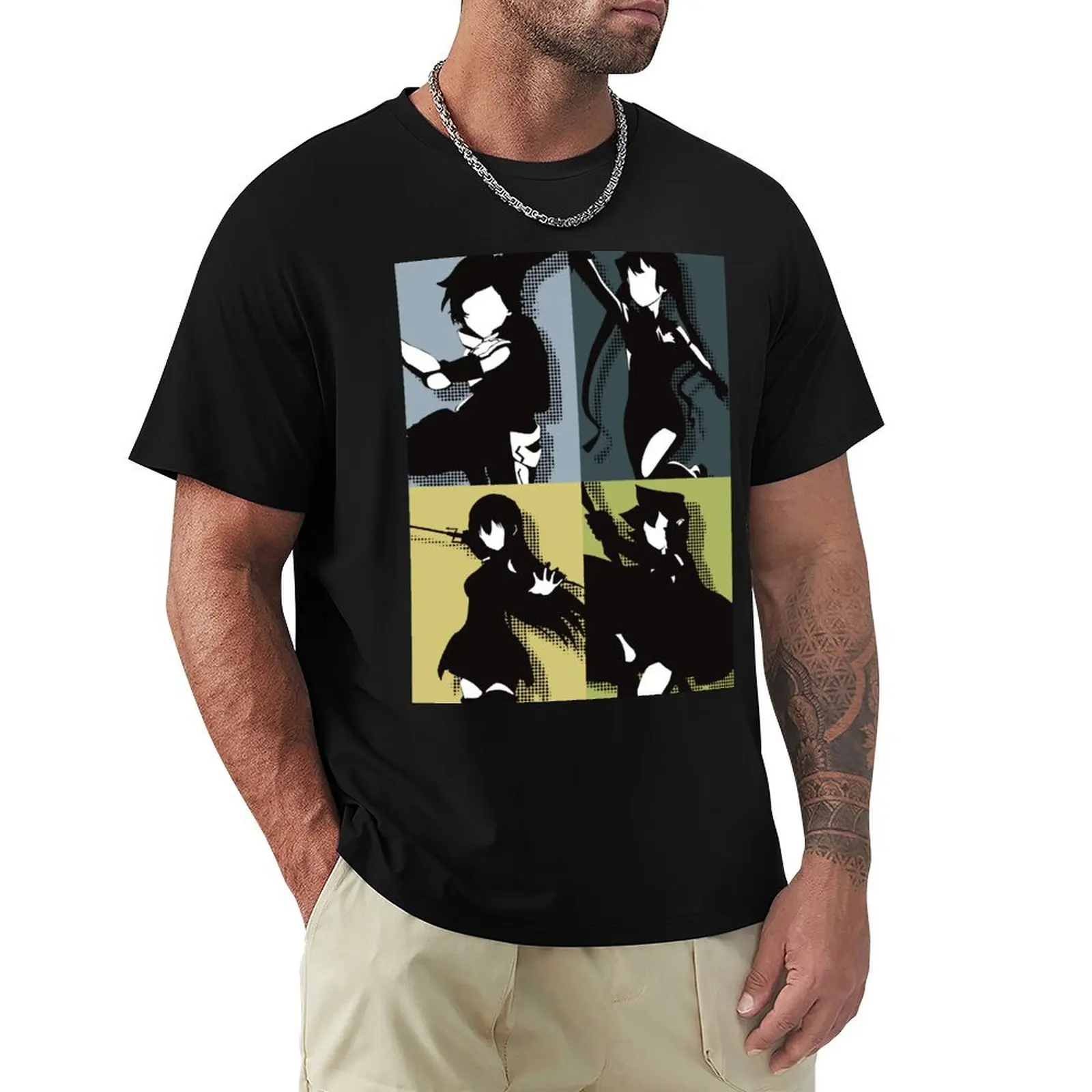 

Main Characters from Danmachi Season 4 or Is It Wrong to Try or Dungeon ni Deai Anime in Vintage Pop Art : Bell, Hestia, T-Shirt