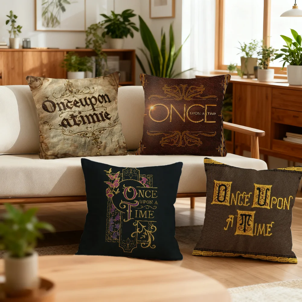 Once Upon A Time Book cushion cover Best Home Office Coffee Pillow Sofa Printing Decoration Room Shop Car Nordic Simplicity Hit