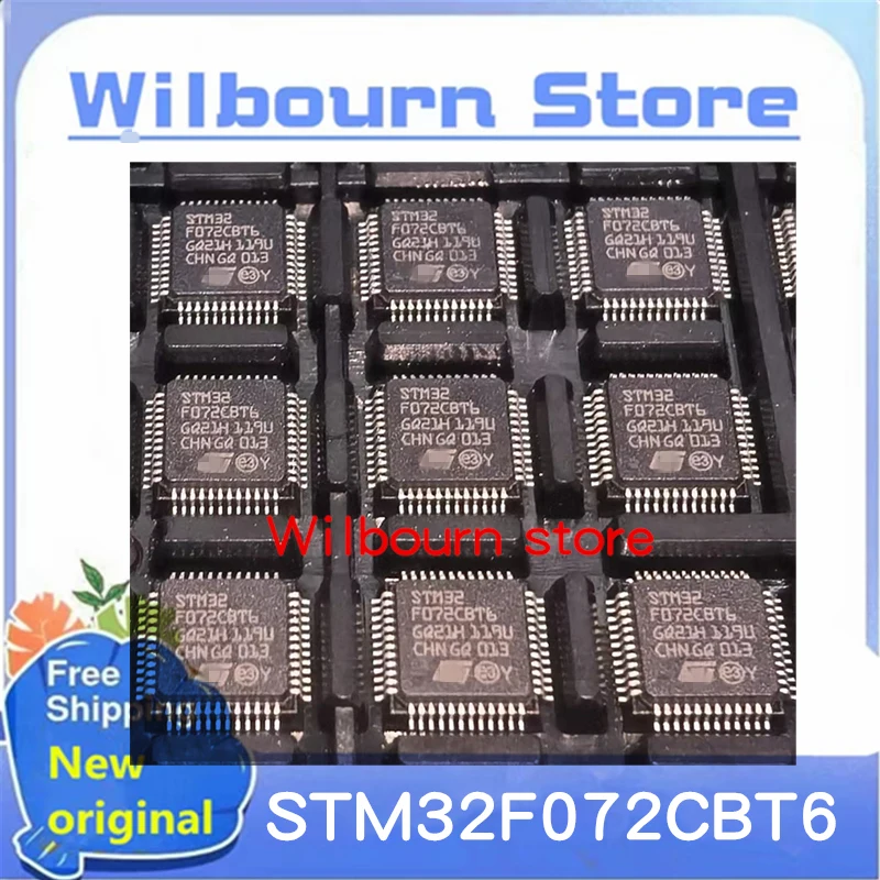 10PCS/LOT STM32F072CBT6 STM32 F072CBT6 STM32F072CBTB LQFP48 New original