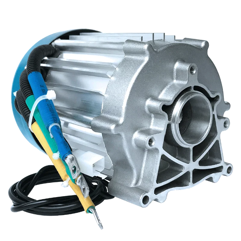 แบตเตอรี่ไฟฟ้ารถ Brushless Motor 3000W 60V 72V 1500W 2200W รถสามล้อมอเตอร์48V โหลดดึงสินค้า