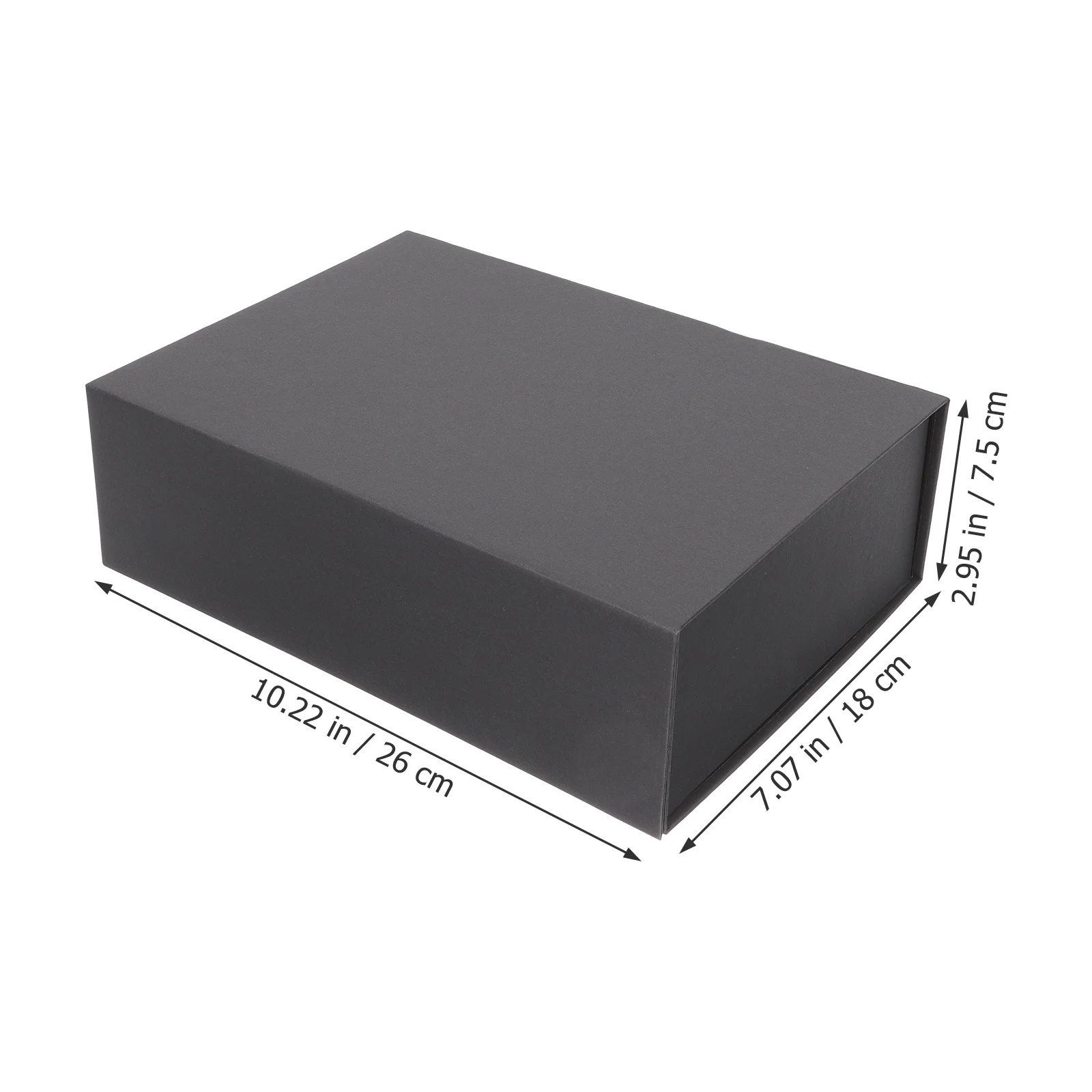 Present Box Valentine'S Day Surprise Magnetic Box Gift Boxes Packaging Cardboard Keepsake Folding Black Box With Lid For