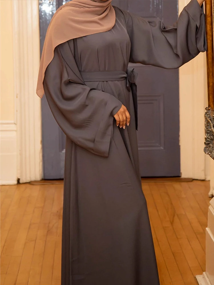 Abaya-Robe longue musulmane pour femme, kaftans élégants, robes marocaines décontractées, Dubaï, Turquie, Islam, robe éducative, automne