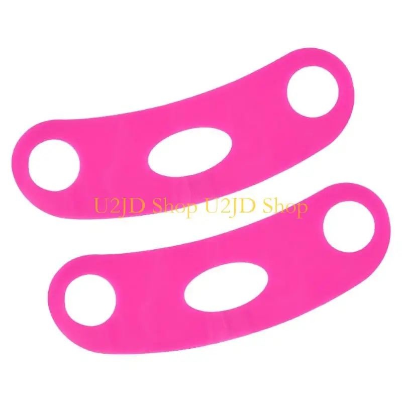 U2JD再利用可能なフェイススリミングストラップ、Vラインリフティングマスクダブルチンリデューサー、チンパッチ、フェイスリフトテープV形状フェイスベルト