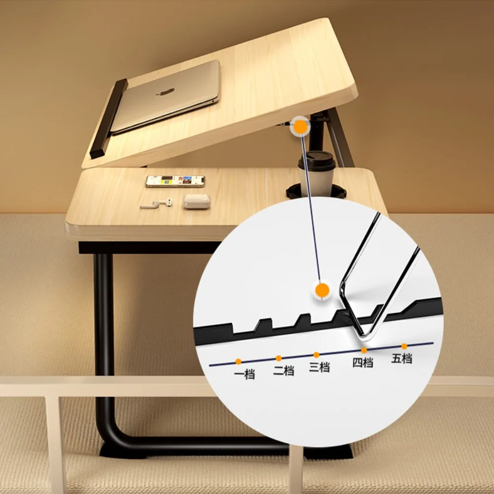 Dormitory Lazy Small Tables Board Computer Small Table Lifting Folding Bedroom Home Student Writing Table Dormitory Household