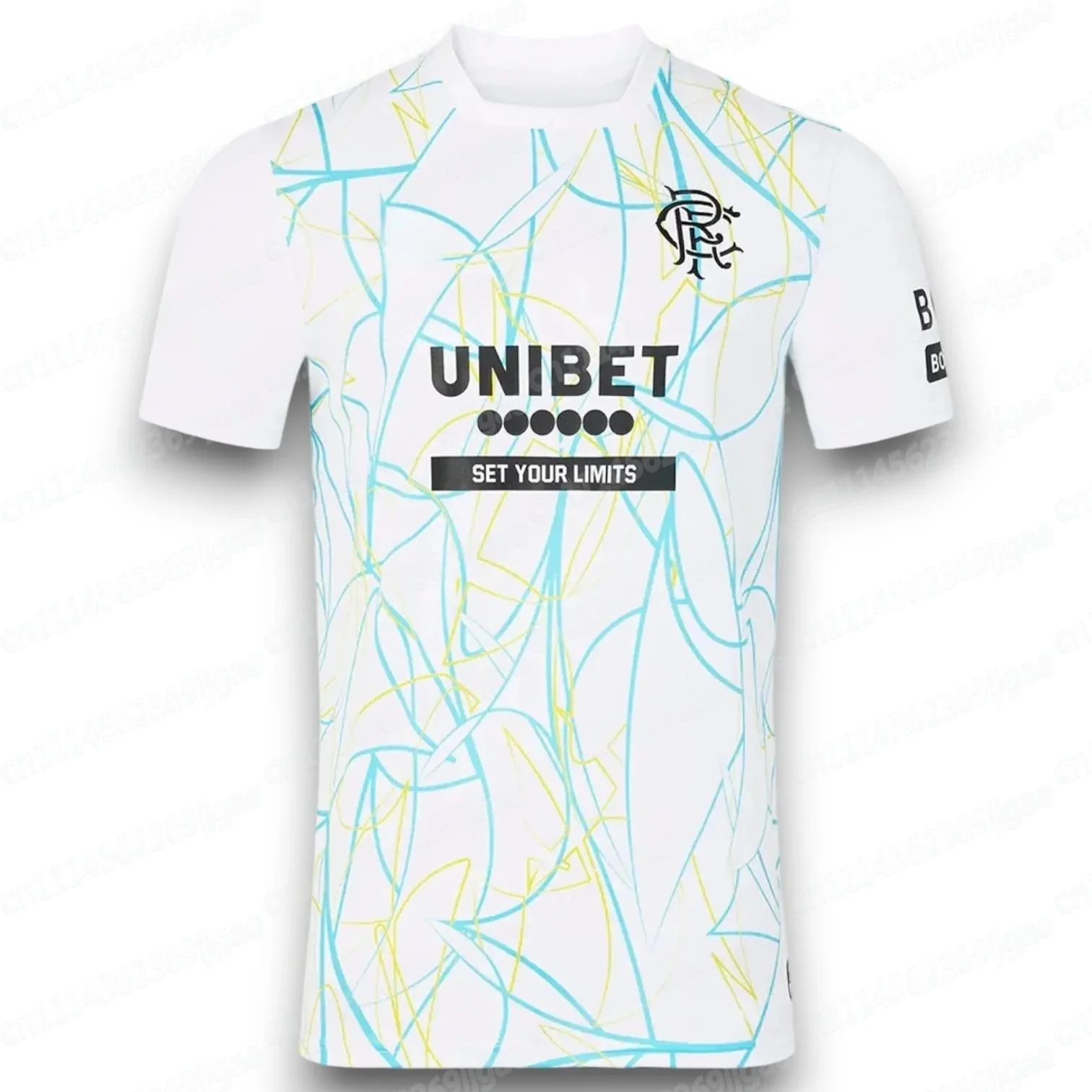 Glasgow Rangers Schottland 2026 Bestseller Rangers Fußballtrikot Sommer-Sport-Oversize-T-Shirt Schnelltrocknend Familienoutfit – Detail 9