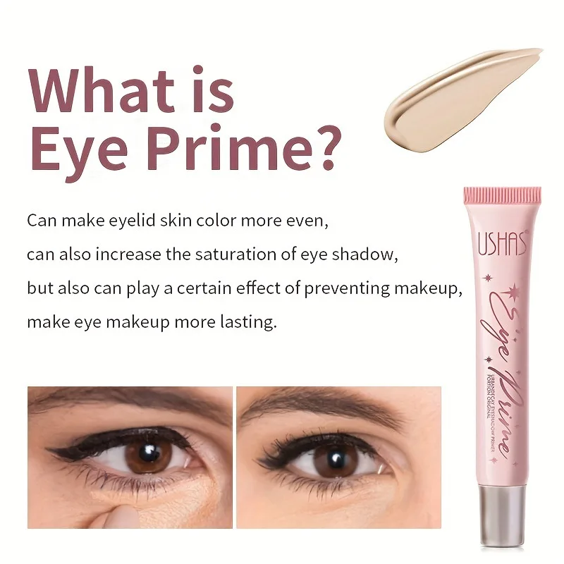 Base de maquillage pour les yeux, crème longue durée, primaire de fard à paupières, primaire pour le visage, couverture complète, correcteur imperméable, longue durée, 1 pièces